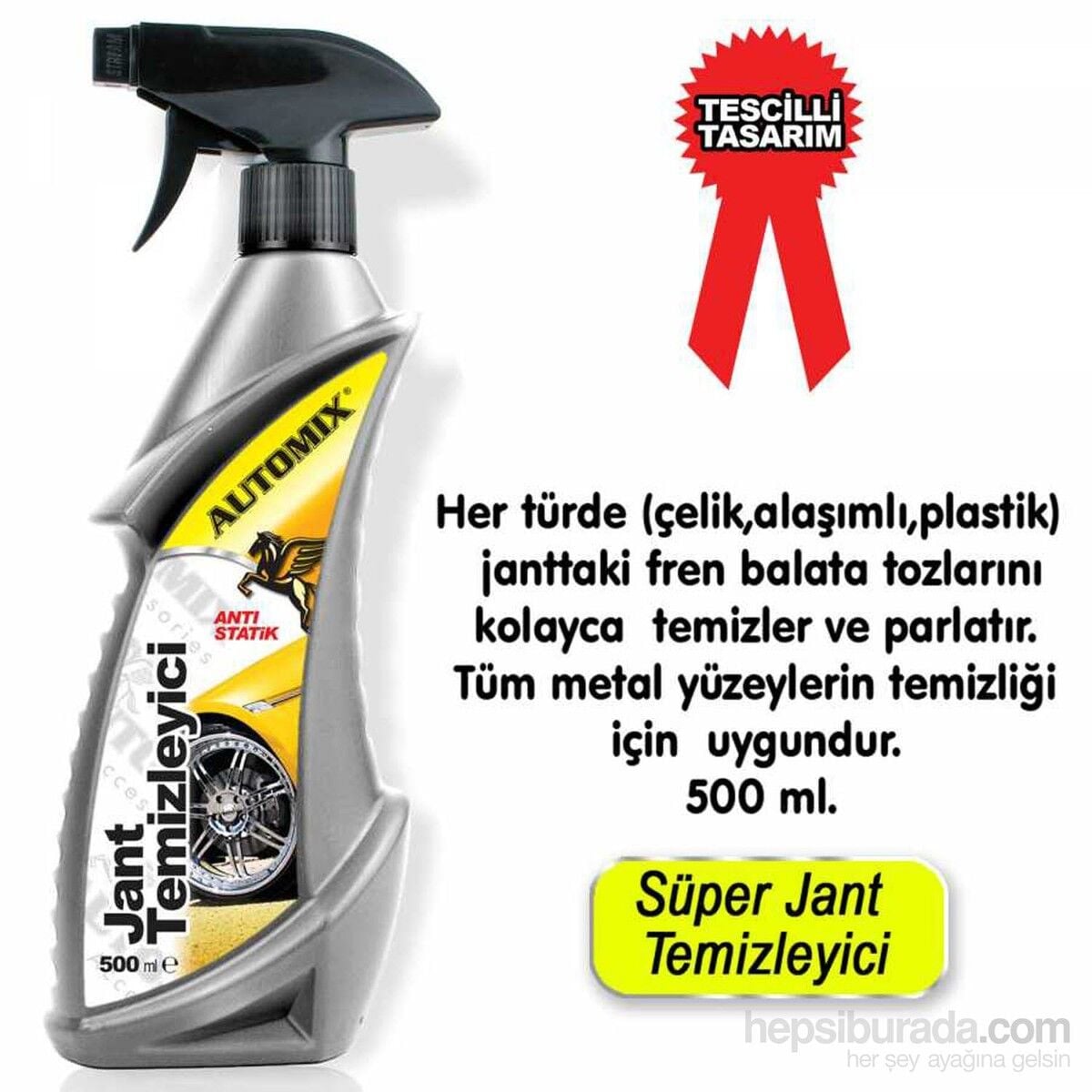 Automix Süper Jant Temizleyici Ve Parlatıcı 500 Ml