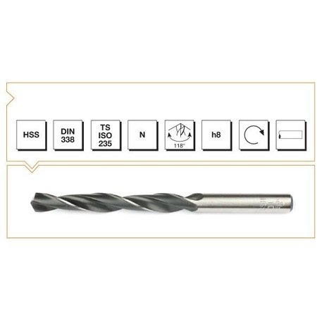 izeltaş Hss Din 338 Silindirik Saplı Matkap Ucu 11,5 mm Haddeli
