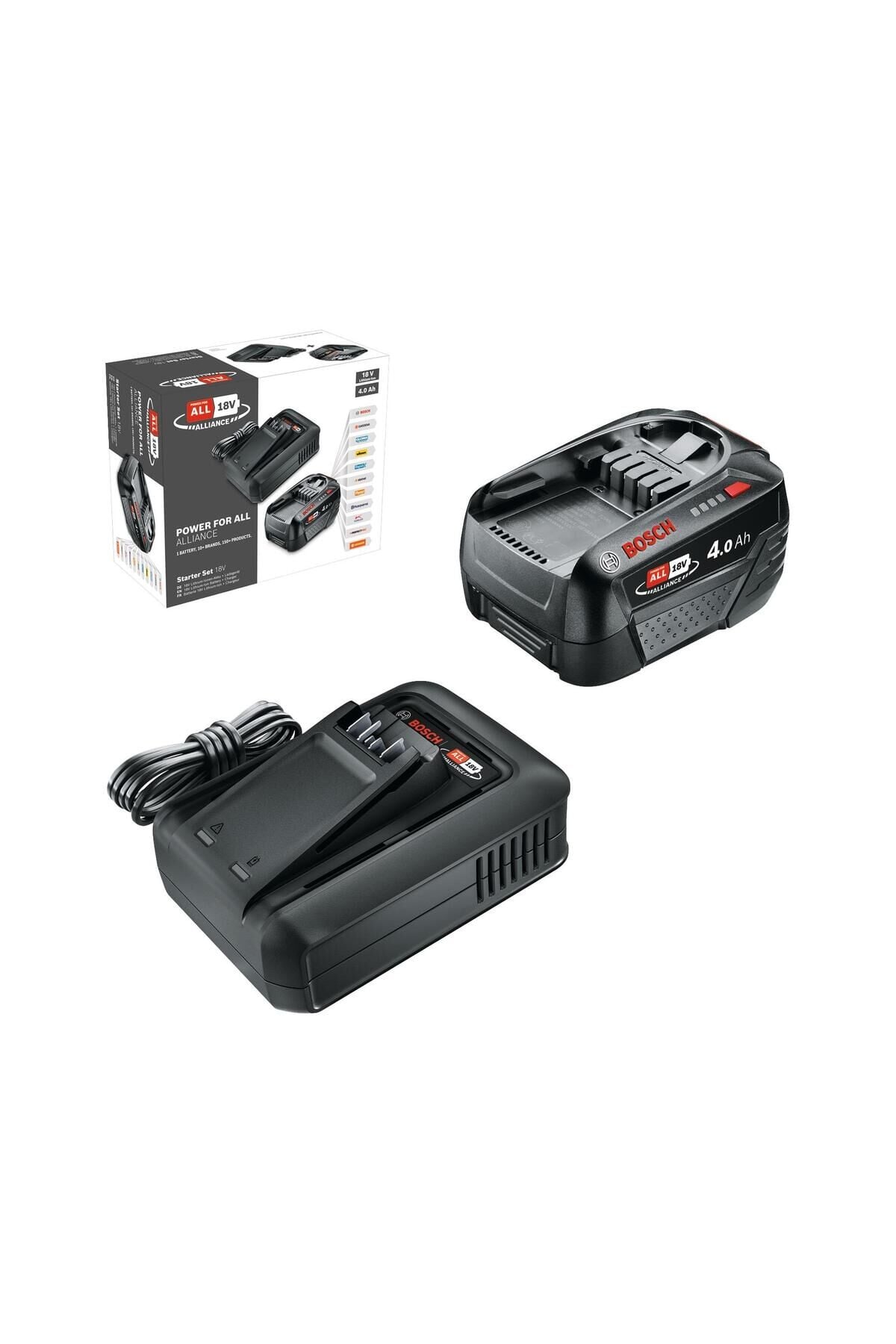 BOSCH STARTER AKÜ SET YEŞİL SERİ PBA 18V 4,0AH