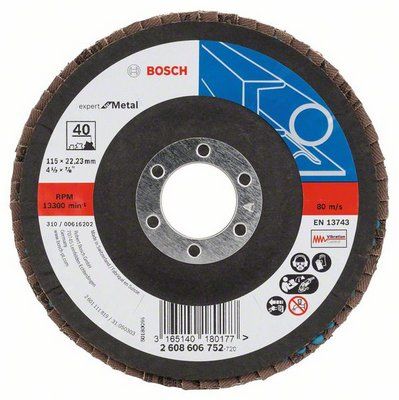 BOSCH 115 MM 40 K EXPERT FOR METAL FLAP DİSK