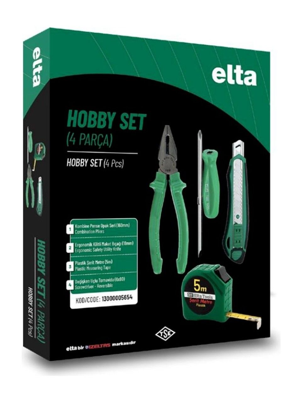 Elta 13000005654 4 Parça Hobi Seti