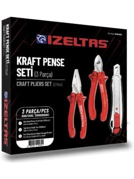 İzeltaş 3'lü Kraft Pense Seti 3 Parça