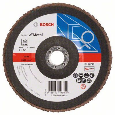 BOSCH 180 MM 40 K EXPERT FOR METAL FLAP DİSK