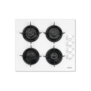 Luxell LX-40 TAHDF Beyaz Cam Ankastre Ocak