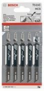 Bosch Basic for Wood T111C Dekupaj Bıçağı  5'li