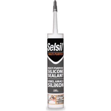 Selsil 280 gr Beyaz Genel Amaçlı Silikon 25 Adet 1 Koli