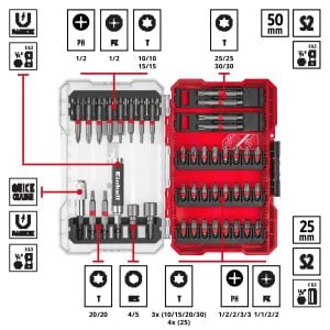 Einhell 49118953 M-Case 42 Parça Vidalama Ucu Seti