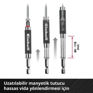 Einhell 49118953 M-Case 42 Parça Vidalama Ucu Seti