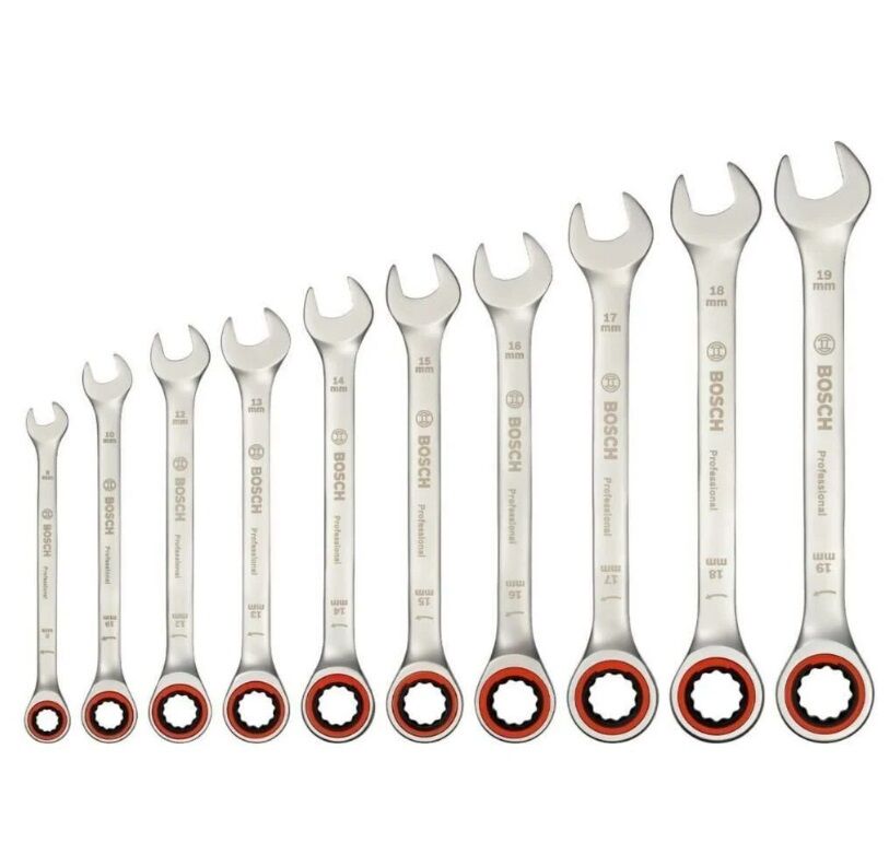 Bosch 1600A02AU0 10 Parça Cırcır Anahtar Seti