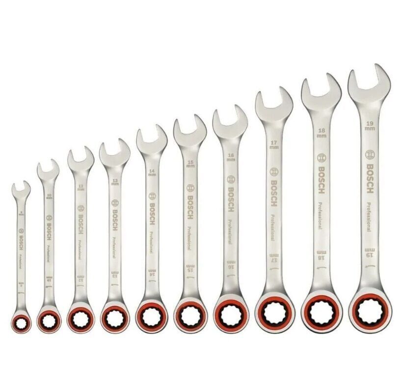 Bosch 1600A02Au0 10 Parça Cırcır Anahtar Seti