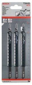 BOSCH T 344 D SPEED FOR WOOD 3'LÜ