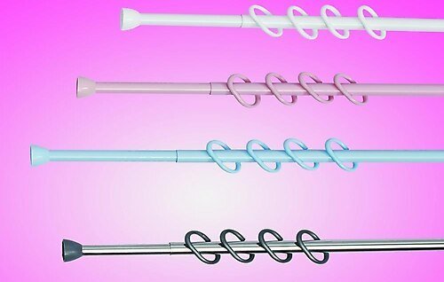 Primanova M-05503 Banyo Perde Borusu Aluminyum Pembe