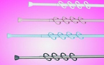 Primanova M-05503 Banyo Perde Borusu Aluminyum Pembe