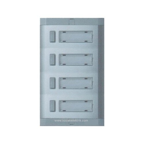 Nisa Luce Aluminyum 4' lü Zil Butonu