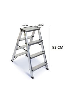 Skyline Skylıne 4+4 Çift Çıkışlı Ev Tipi Alüminyum Merdiven