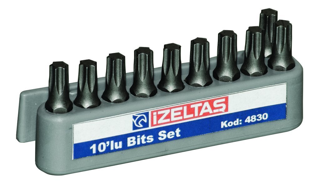İzeltaş Torx Bits Uç (25 Mm) Set T 25