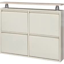 Kaser 2+2 Metal Ayakkabılık Krem