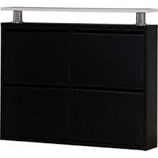 Kaser 2+2 Metal Ayakkabılık Siyah