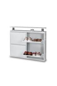 Kaser 2+2 Metal Ayakkabılık Beyaz