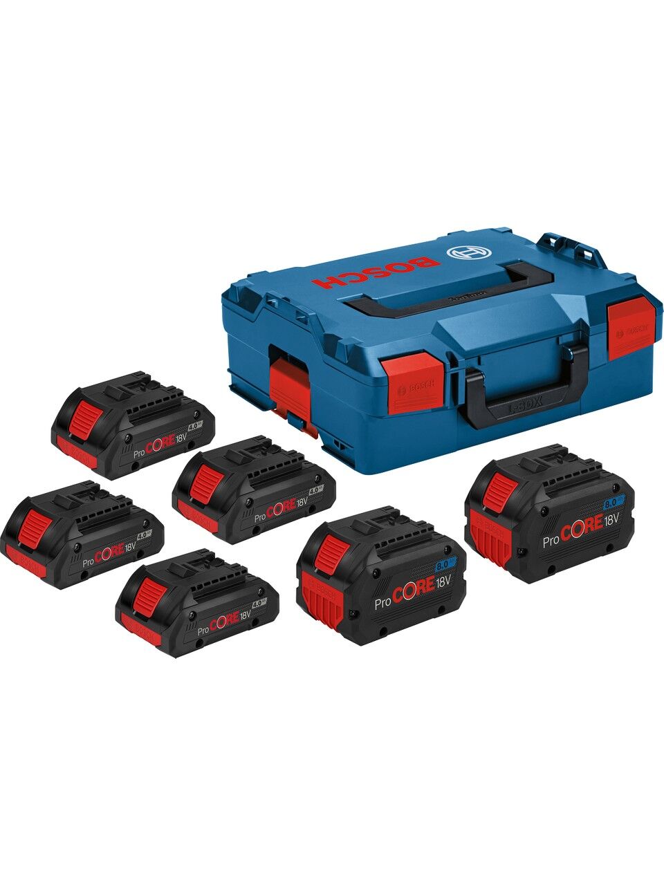 Bosch ProCore Akü seti 4x4.0Ah + 2x8.0Ah