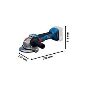 BOSCH GWS 18V-8 AKÜLÜ TAŞLAMA 125 MM SOLO