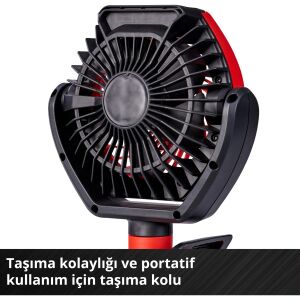 EİNHELL GC-CF 18/110 Lİ-SOLO VANTİLATÖR