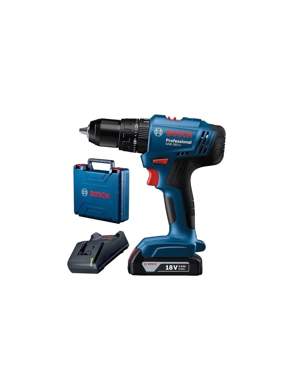 Bosch GSB 183 Li Tek Akülü Darbeli Vidalama