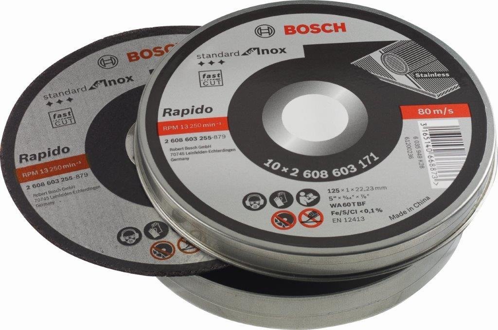 Bosch 125X1,0Mm Standard For Inox Rapido