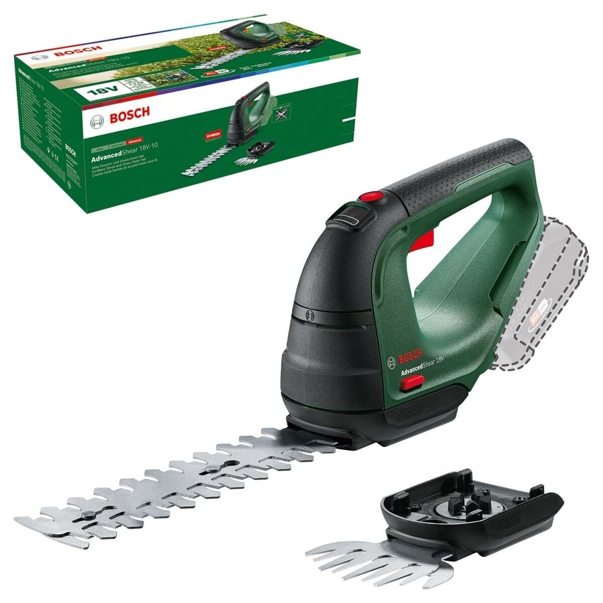 BOSCH ADVANCEDSHEAR 18V-10 ÇİM MAKASI SOLO