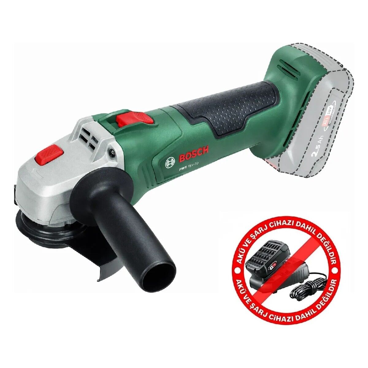 BOSCH PWS 18V-70 (115MM) SOLO TAŞLAMA MAKİNESİ