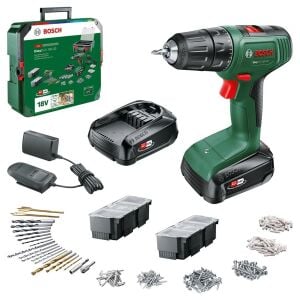 BOSCH EASYDRİLL 18V-40 SBOX 2X1.5AH +241 AKS. VİD.