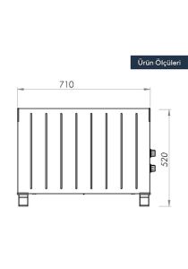 KUMTEL HC-2947 2500W KONVEKTÖR ISITICI