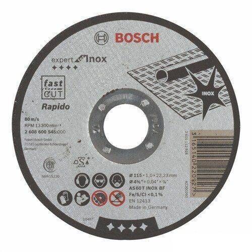 Bosch 125x2,0 mm Expert For Inox Düz 1 Adet