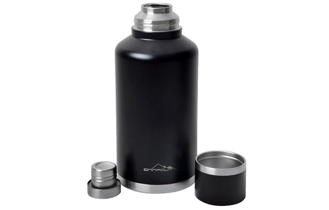 Nurgaz NG-165 Campout Çift Katmanlı Siyah 2 lt Termos