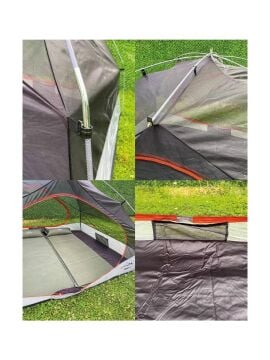 Nurgaz Campout Neptune NG-NPTN3 Haki 3 Kişilik Çadır