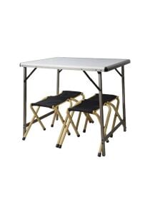 Nurgaz NG-KMTS Campout Katlanır Kamp Masa Tabure Seti