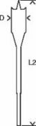 BOSCH SELF CUT SPEED 6*152 MM