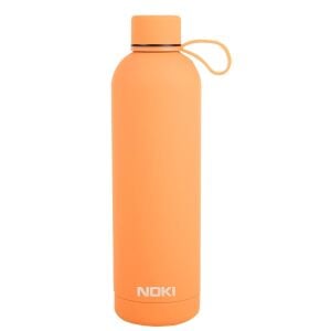 Noki Soft Touch Vidalı Kapak Çelik Termos Matara 730 ml Turuncu