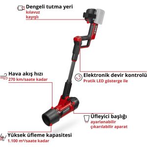 EİNHELL GP-LB 36/270 Lİ E BL SOLO YAPRAK ÜFLEME