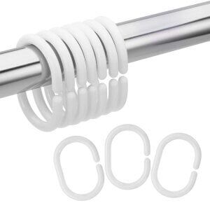 Primanova Perde Boru Halkası PLS., Beyaz M-05401