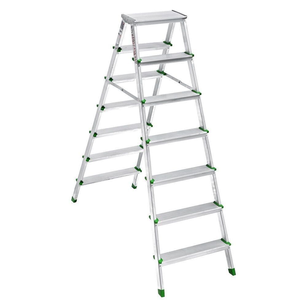 Saraylı Alüminyum Çift Taraflı Merdiven 7+7