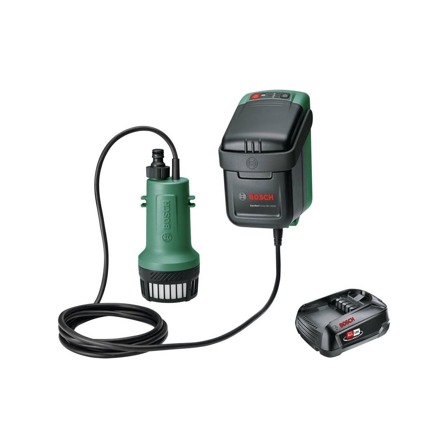 Bosch Gardenpump 18V-2000 Akülü Bahçe Pompası
