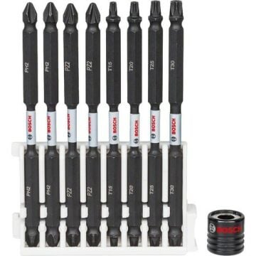Bosch Impact Control Vidalama Çift Taraflı 110mm Set+M 9lu