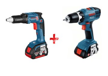 Bosch GSR 18 V-EC-TE + Bosch GSR-18-2-LI Plus Akülü Vidalama Makinesi