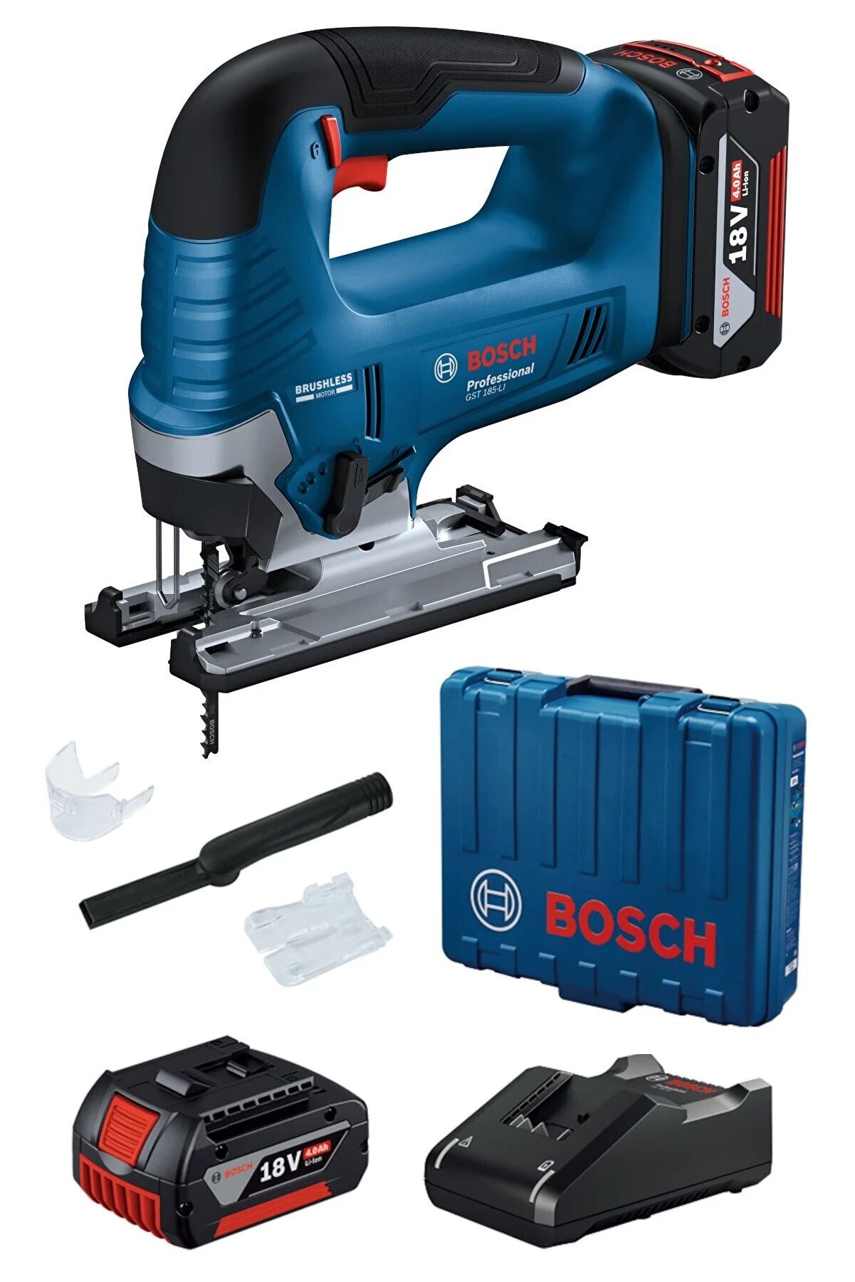 Bosch GST 185-Li Çift Akülü 4 Ah Dekupaj Testere