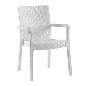 Rattan Lilyum Koltuk Beyaz