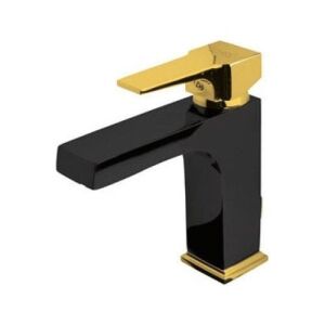 Newarc Aqua Lavabo Bataryası Siyah Altın