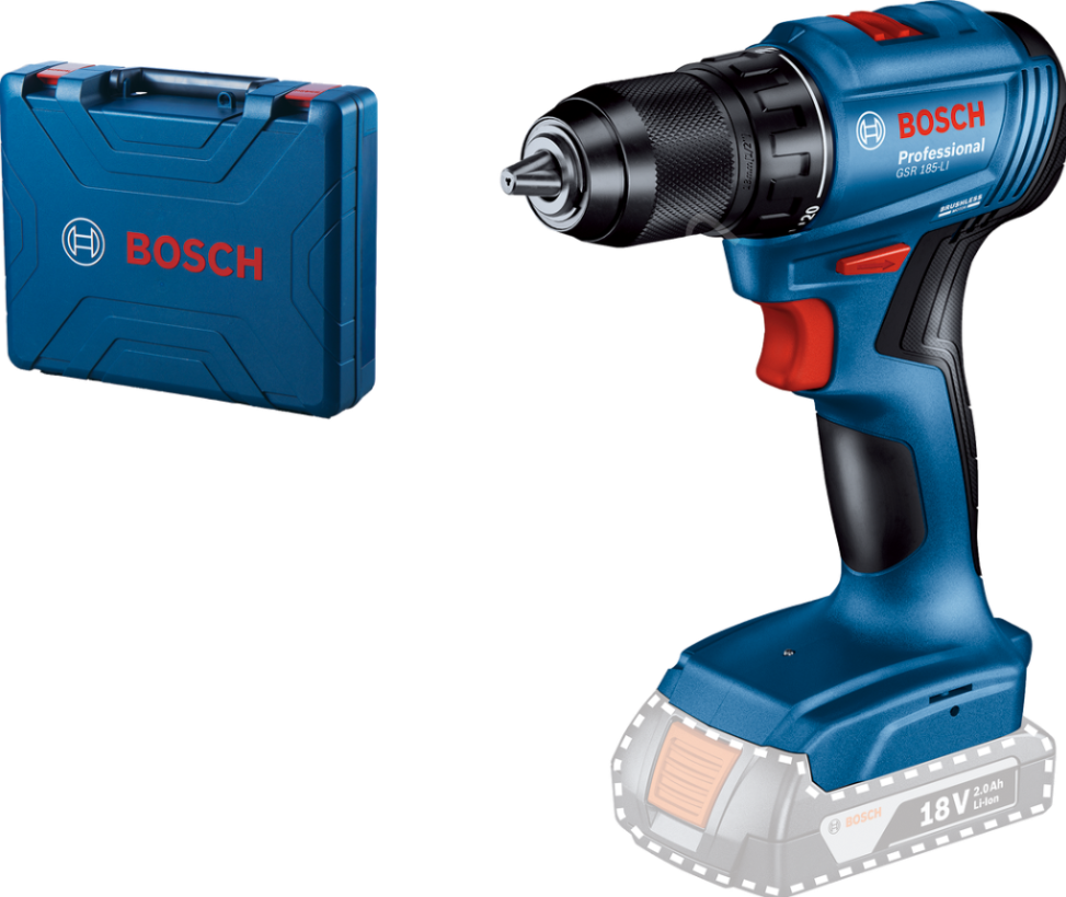 Bosch GSR 185-Li Çift Akülü 5 Ah Vidalama