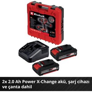 EİNHELL TE-CD 18/48 Lİ-İ  2X20AH AKÜLÜ DARB. VİD.