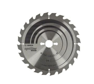 BOSCH OPTİLİNE WOOD 254X30MM 24 Diş Ahşap Testere